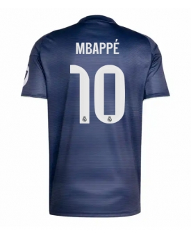Billige Fotballdrakt Real Madrid Kylian Mbappe #10 Replika Bortedrakt 2025-26 Kortermet